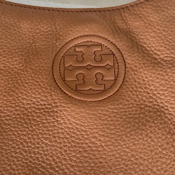 Tory Burch Tan Marion Leather Center Zip tote - Picture 2 of 7